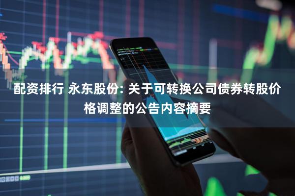 配资排行 永东股份: 关于可转换公司债券转股价格调整的公告内容摘要